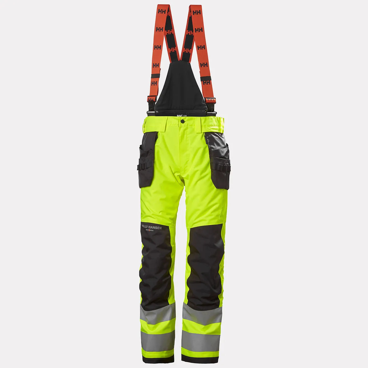 71491 -Alna 2.0 Hi Vis Winter Insulated Construction Bib Trousers Class 2