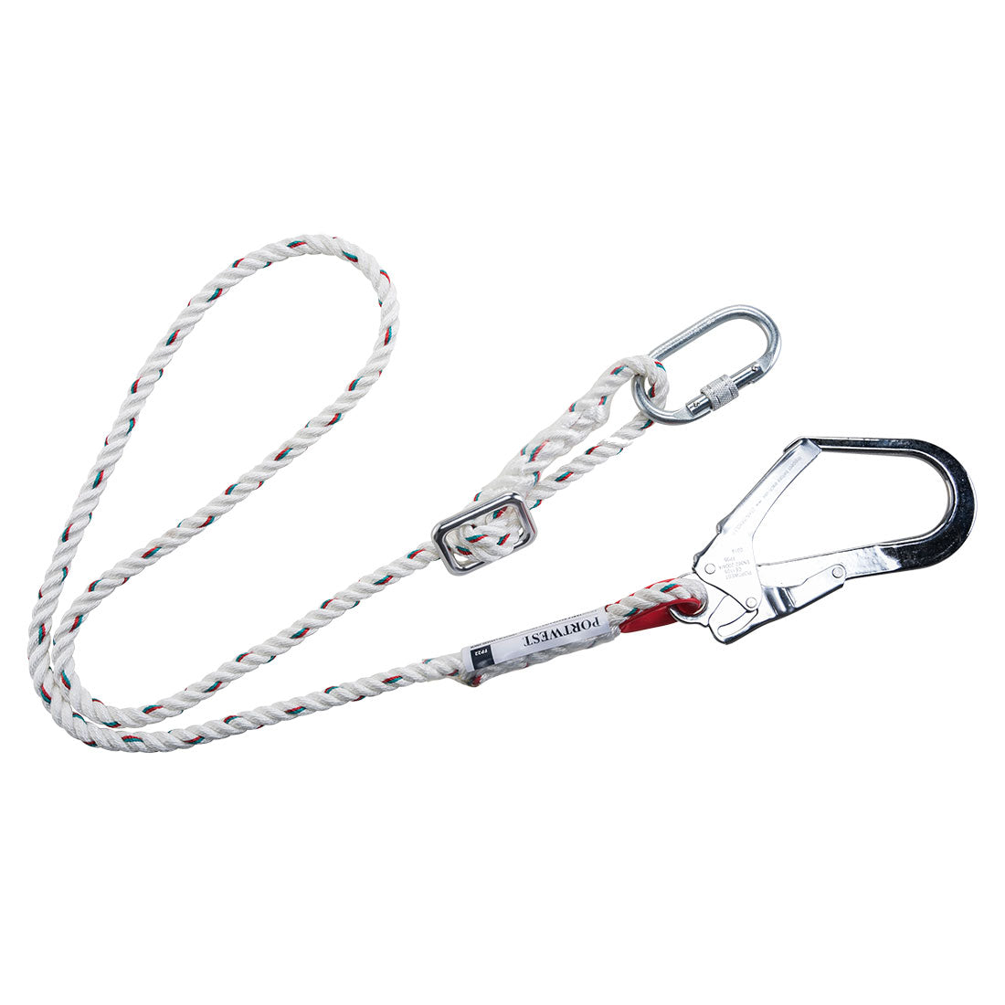 FP22 - Adjustable 2m Restraint Lanyard White