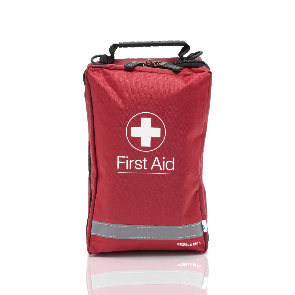 110263 Blue Dot Large Motorist First Aid Kit in Red Bag (Each)
