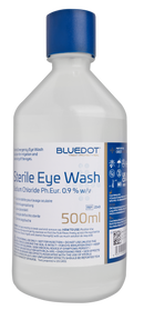 90818 Blue Dot Eye Wash Bottles and Pods First Aid Kit in PGB Box