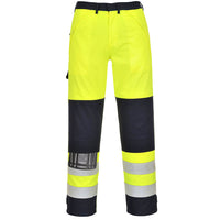 FR62 - Bizflame Work Hi-Vis Multi-Norm Contrast FR Trousers
