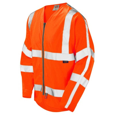 HUISH ISO 20471 Cl 3 LFS/AS Sleeved Zip Hi-Vis flame retardant