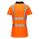 LW72 - Hi-Vis Women's Cotton Comfort Pro Polo Shirt S/S