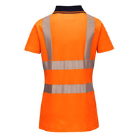 LW72 - Hi-Vis Women's Cotton Comfort Pro Polo Shirt S/S