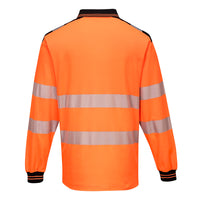 T184 - PW3 Hi-Vis Cotton Comfort Polo Shirt L/S